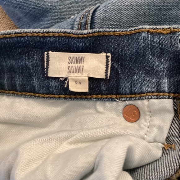 Madewell Skinny Jeans Size 24 Stretch Medium Wash Stretch Low rise - Picture 10 of 11